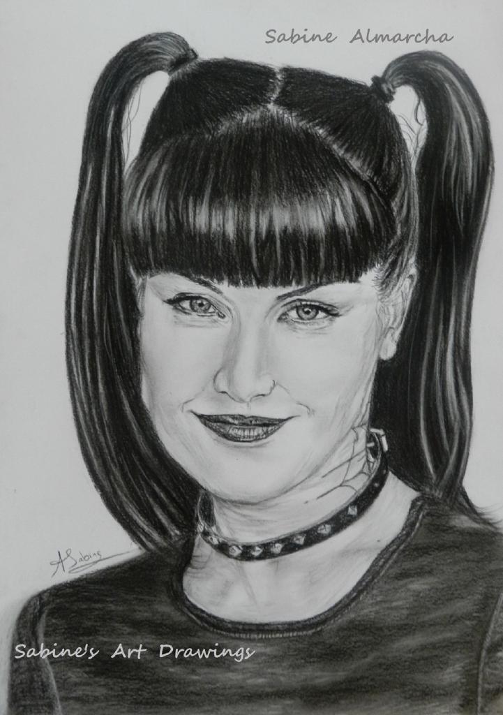 Portrait crayon - Pauley Perrette ' Abby '